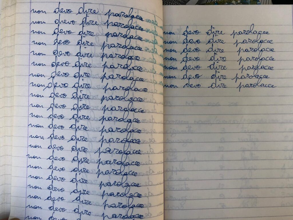 non devo dire parolacce