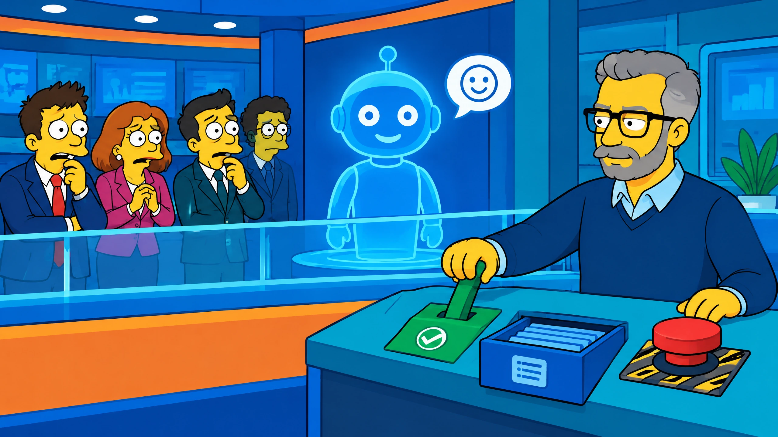 Console aziendale collega dati a server locale, cloud privato e API remota attraverso checkpoint di sicurezza.